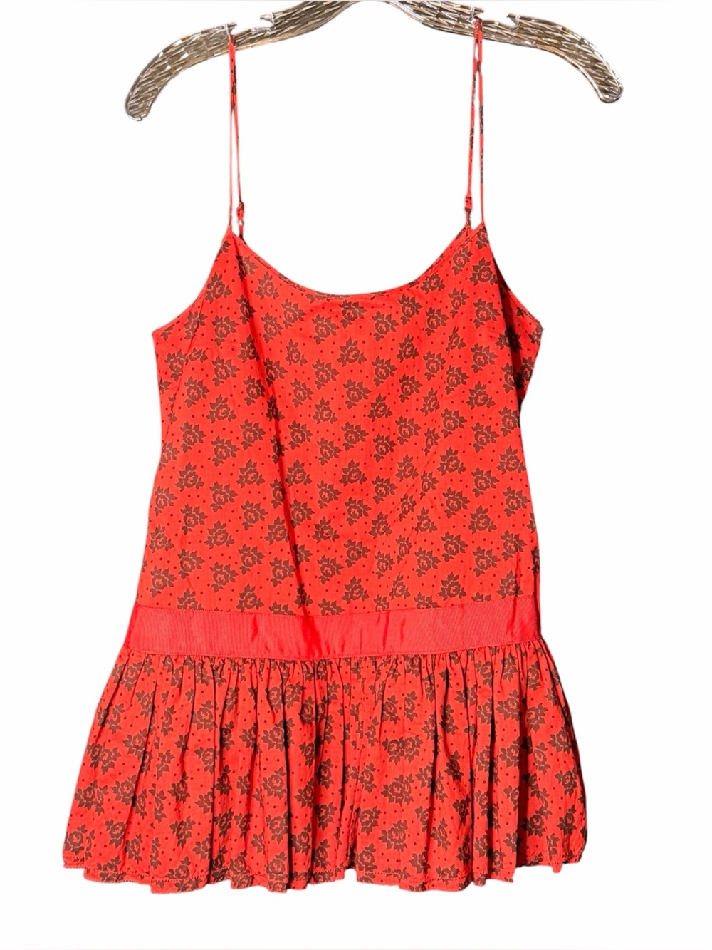 Moda International Top Black/Red Size M —#080